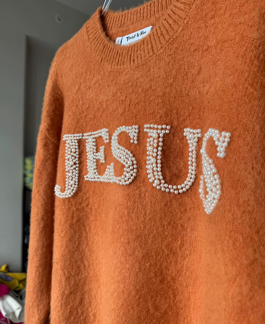 Jesus Rhinestone Kazak