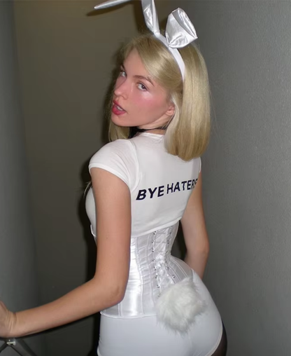Hi & Bye Haters Crop