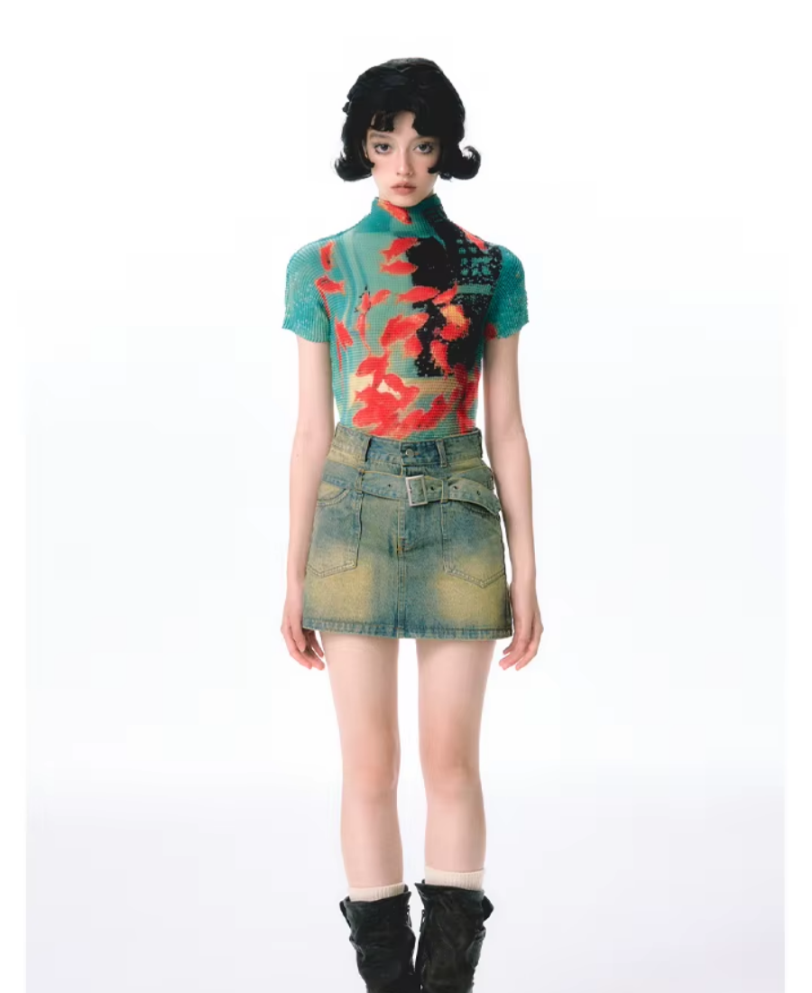 Ruffled Goldfish Tee