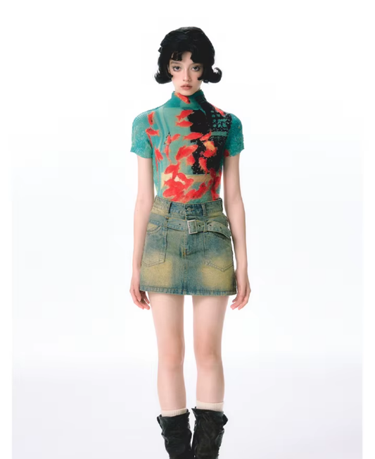 Ruffled Goldfish Tee