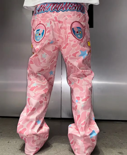 Pink Camouflage St Pantolon