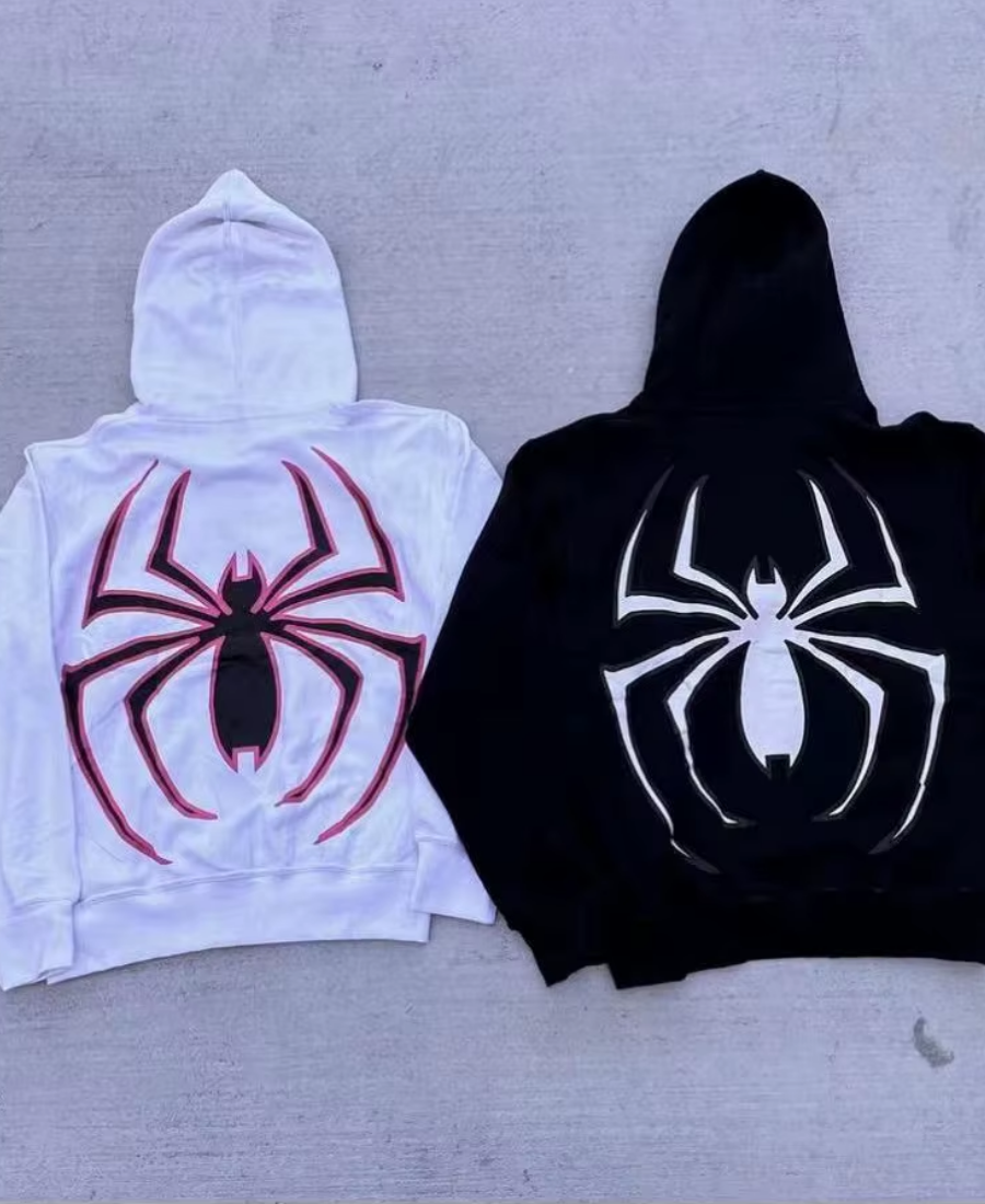 Couple Spidah Zip-Up Hoodie
