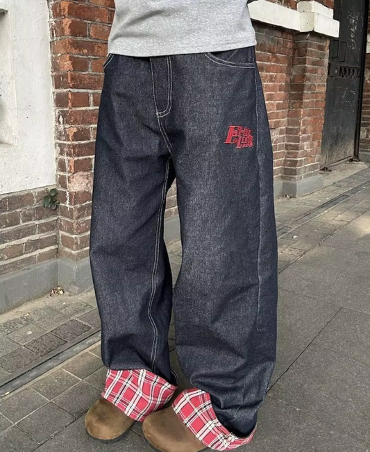 Korean Patchwork Pants