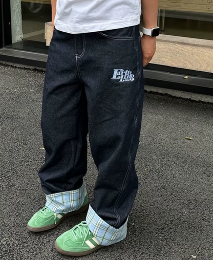 Korean Patchwork Pants