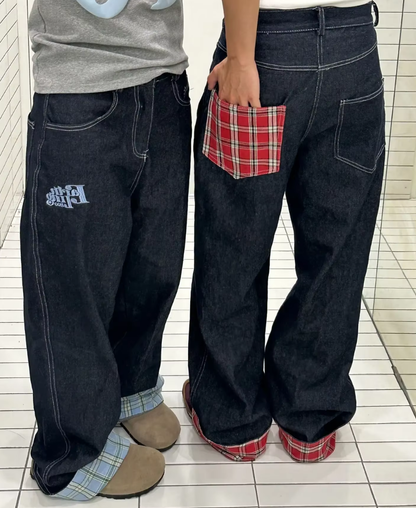 Korean Patchwork Pants