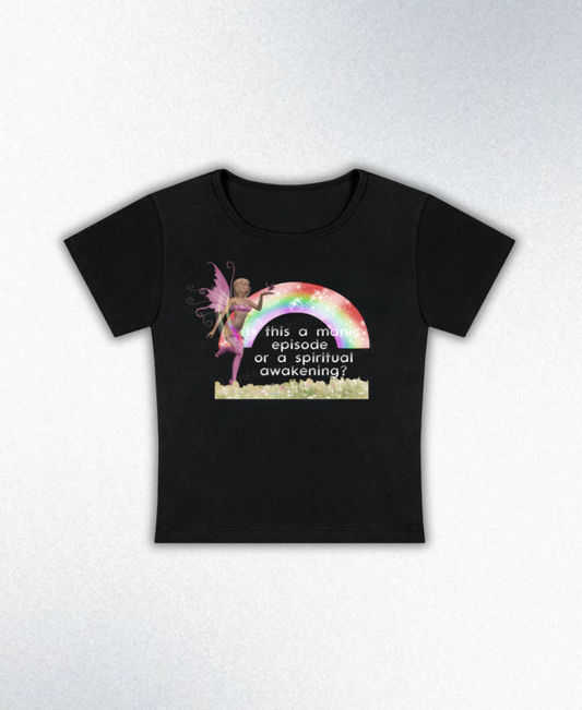 A Manic Episode Y2K Baby Tee