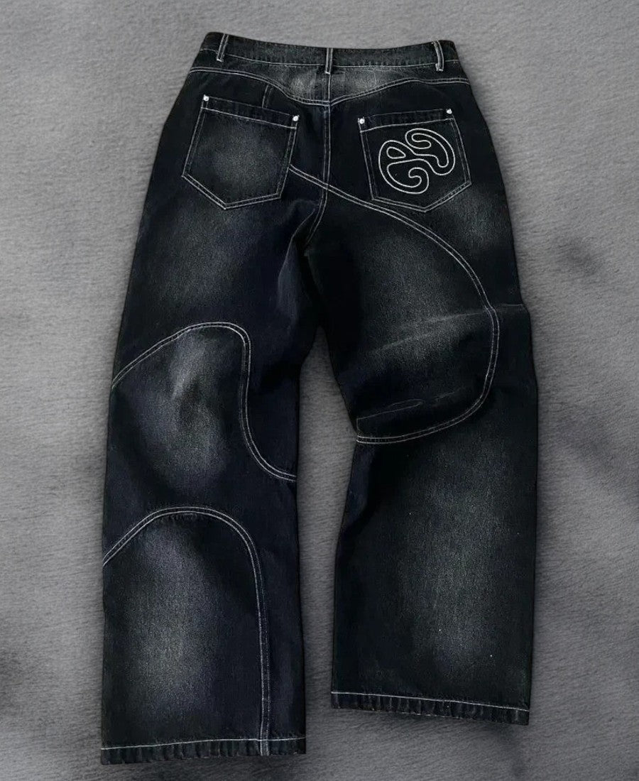 Spiral Baggy Pants