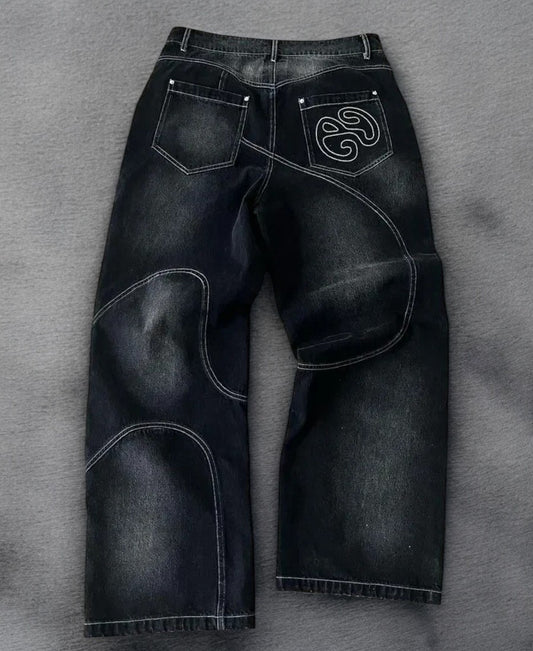 Spiral Baggy Pants