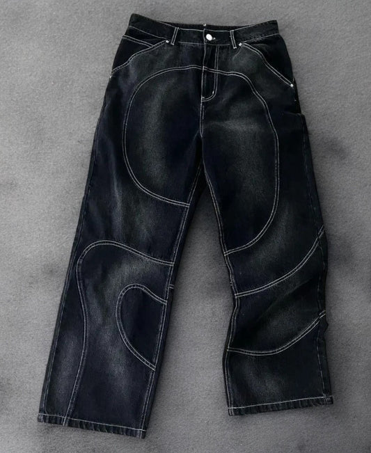Spiral Baggy Pants