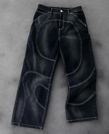 Spiral Baggy Pants