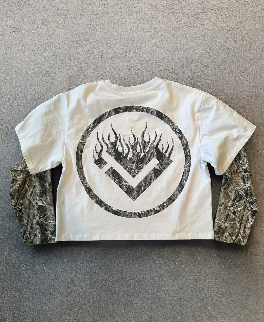 Camouflage Splicing Premium Tee
