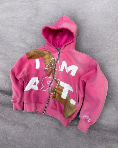 I Am Art Zip-Up Hoodie