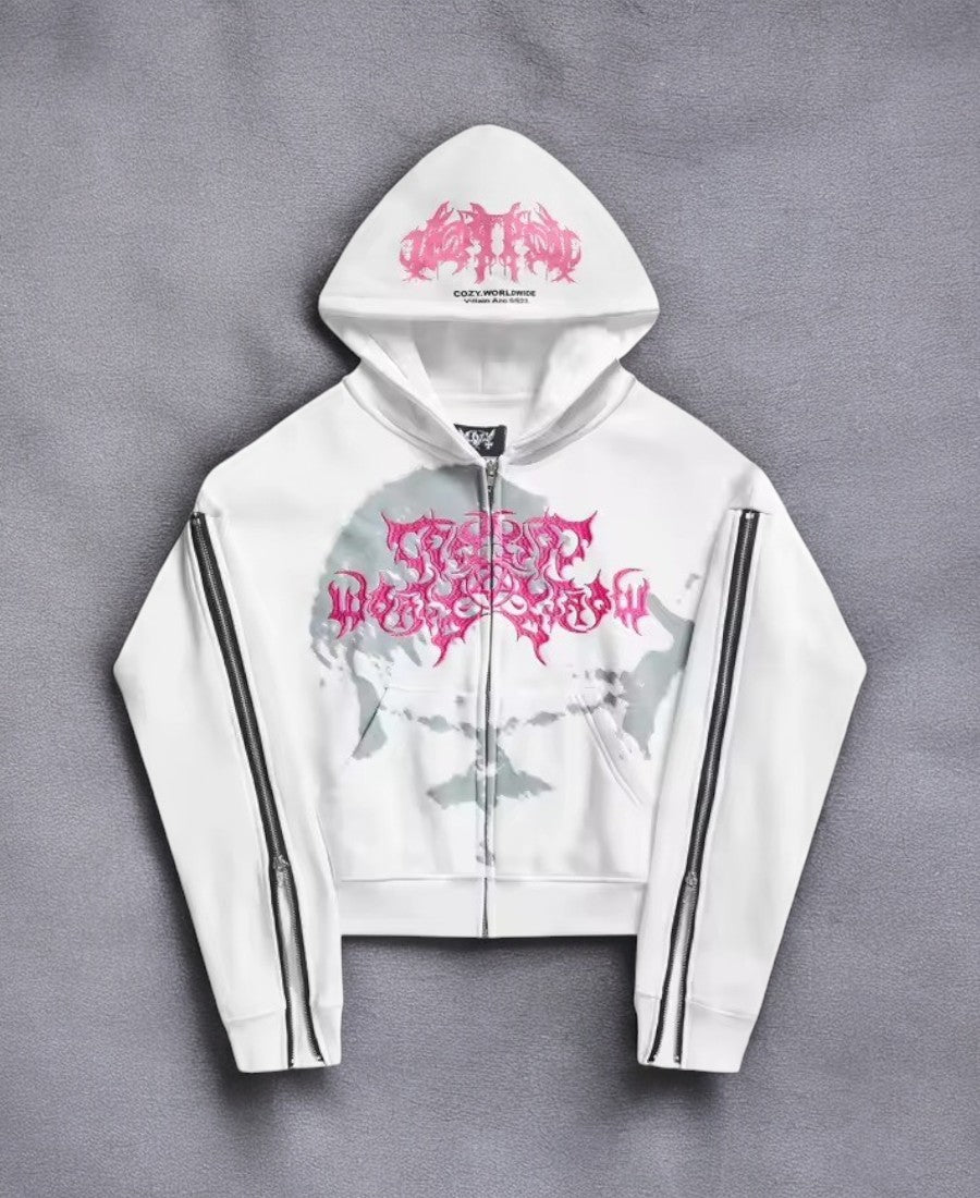 Cozy Worldwide Zip-Up Hoodie