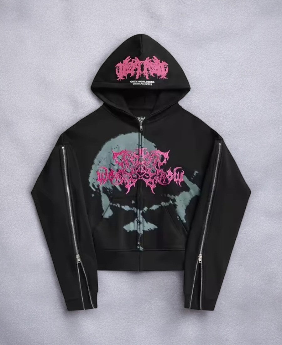 Cozy Worldwide Zip-Up Hoodie