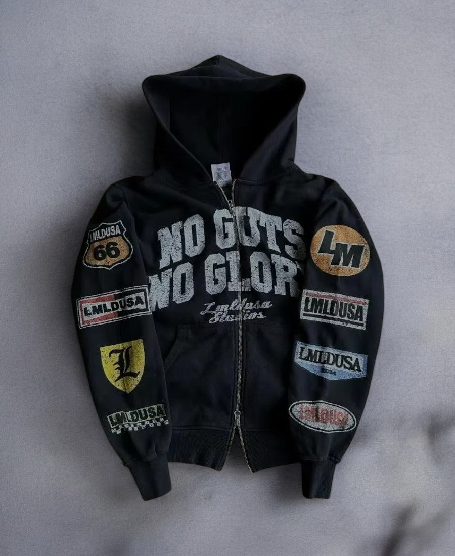No Guts No Glory Zip-Up Hoodie