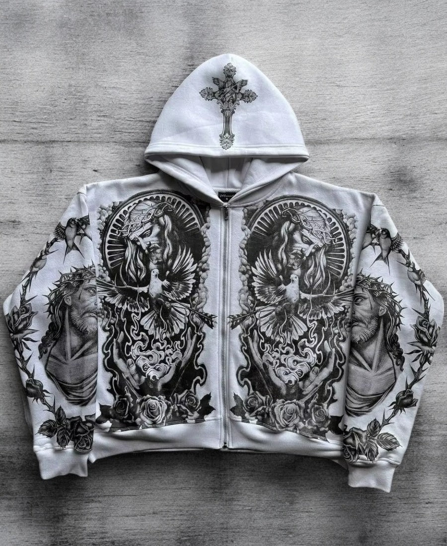 Forgive Me Zip-Up Hoodie