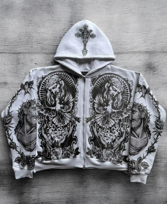 Forgive Me Zip-Up Hoodie
