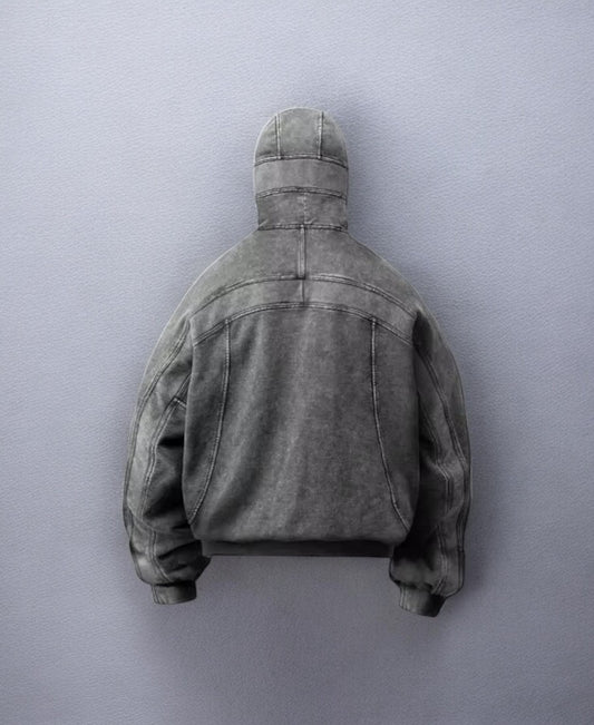 Balaclava Acid Zip-Up Hoodie