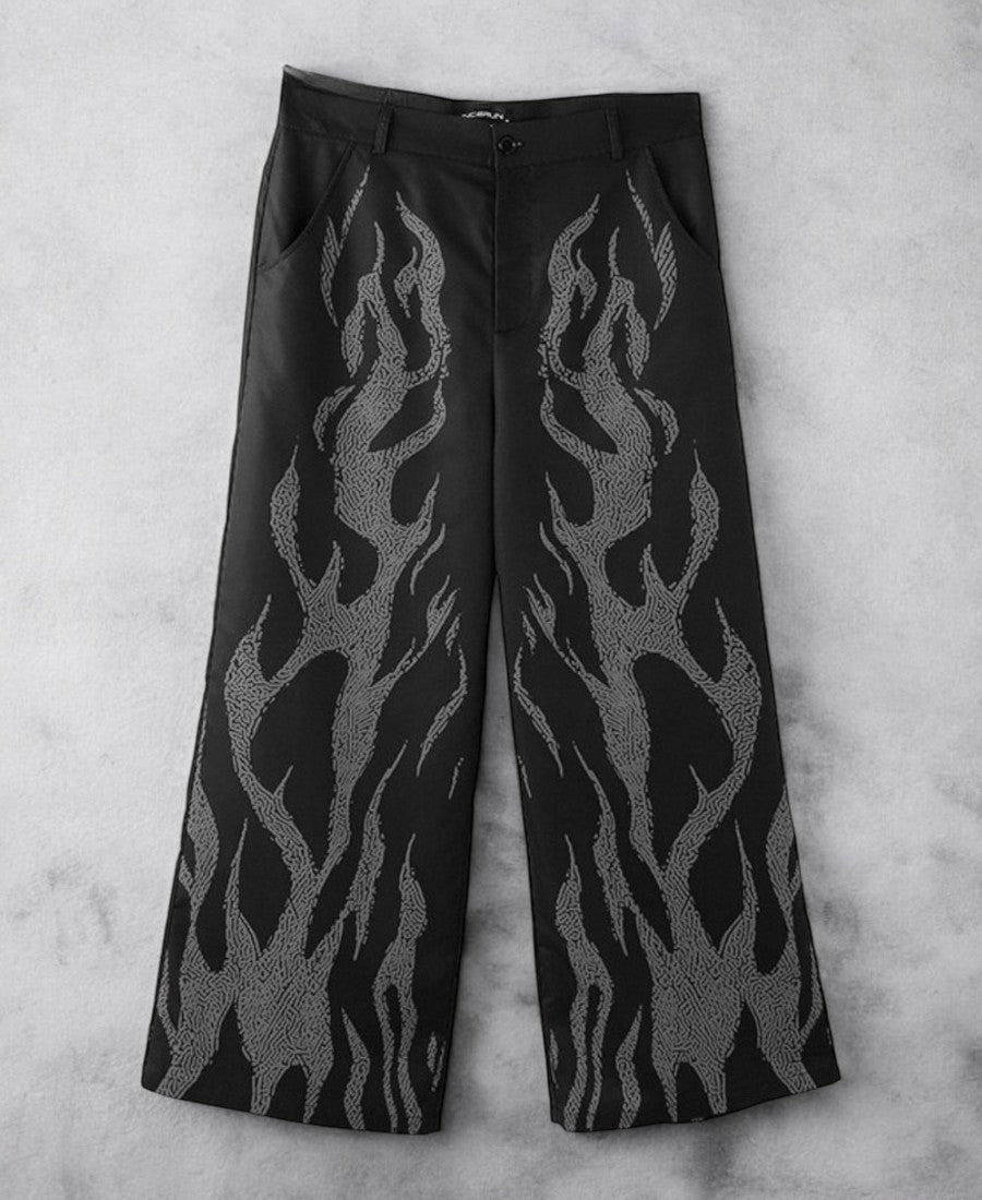 Fire Flamas Baggy Pants