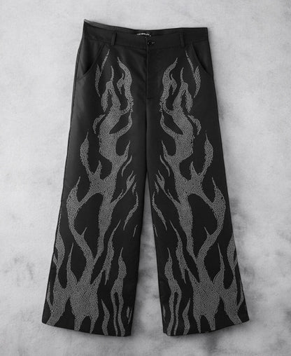 Fire Flamas Baggy Pants