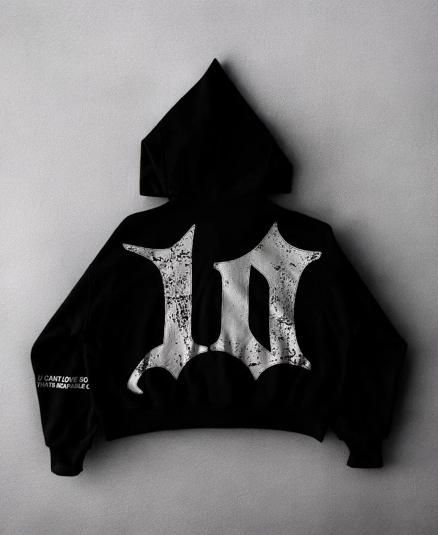 Narcissist 10 Zip-Up Hoodie