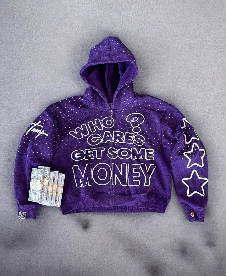 Get Some Money Zip-Up Hoodie