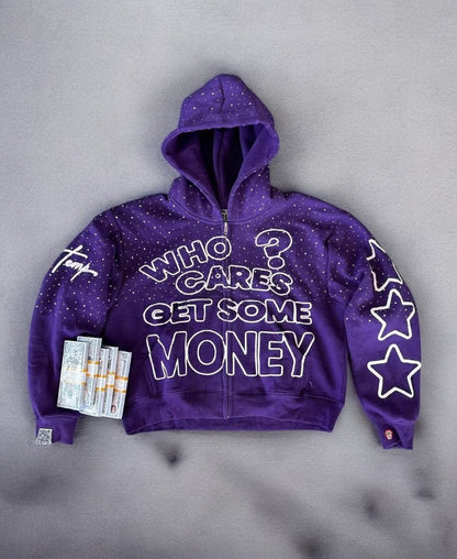 Get Some Money Zip-Up Hoodie