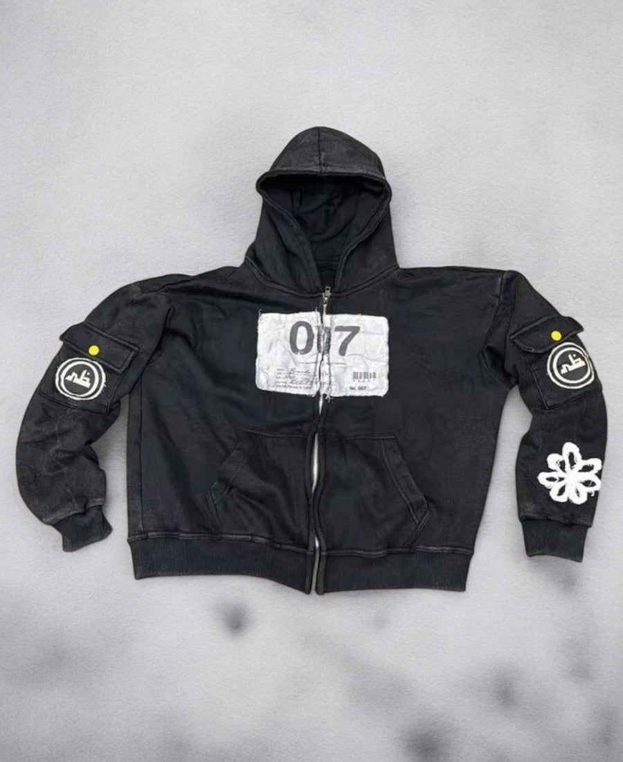 Rare Breed 007 Zip-Up Hoodie