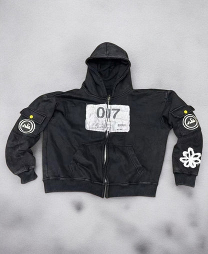 Rare Breed 007 Zip-Up Hoodie