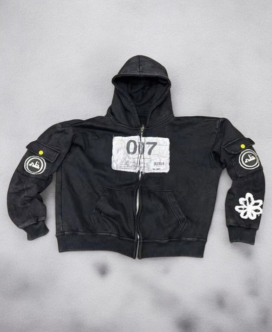 Rare Breed 007 Zip-Up Hoodie