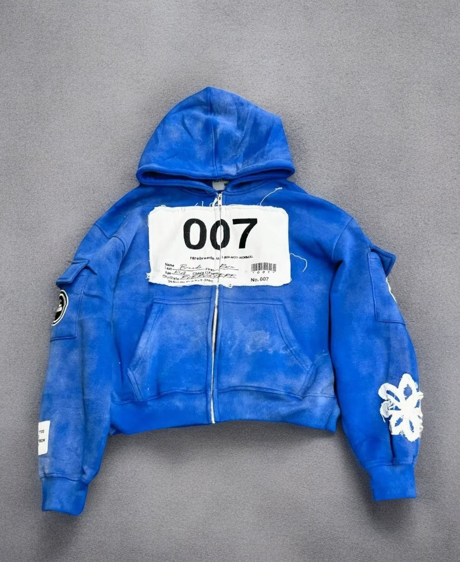 Rare Breed 007 Zip-Up Hoodie