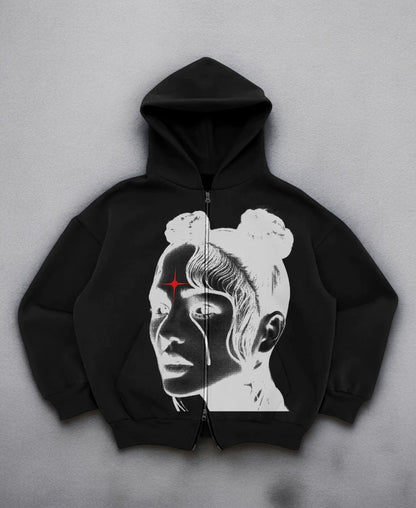 Pathological Collection Zip-Up Hoodie
