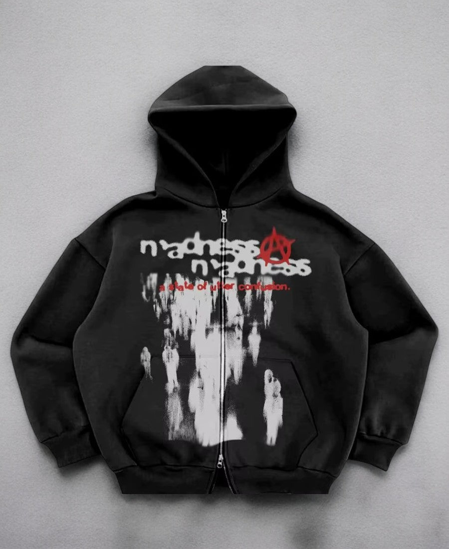 Pathological Collection Zip-Up Hoodie