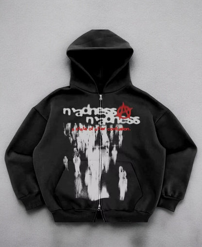 Pathological Collection Zip-Up Hoodie