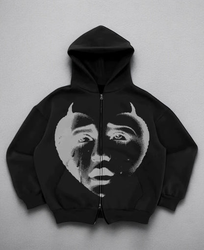 Pathological Collection Zip-Up Hoodie