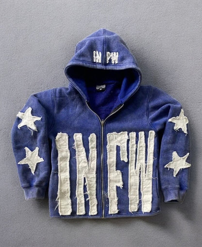 INFW Star Zip-Up Hoodie