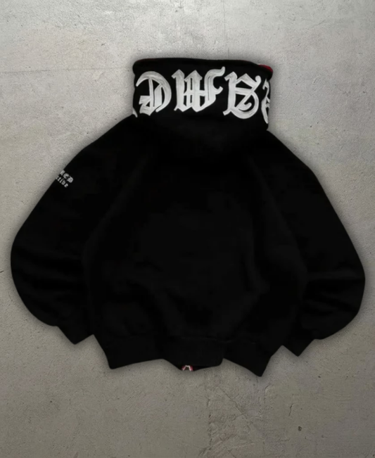 Target Cross Zip-Up Hoodie