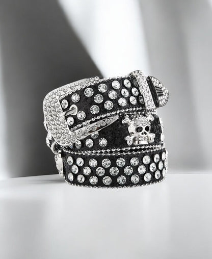 Skull Rhinestone Kemer