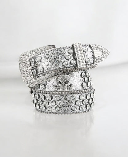 Skull Rhinestone Kemer