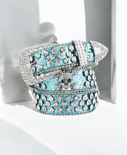 Skull Rhinestone Kemer