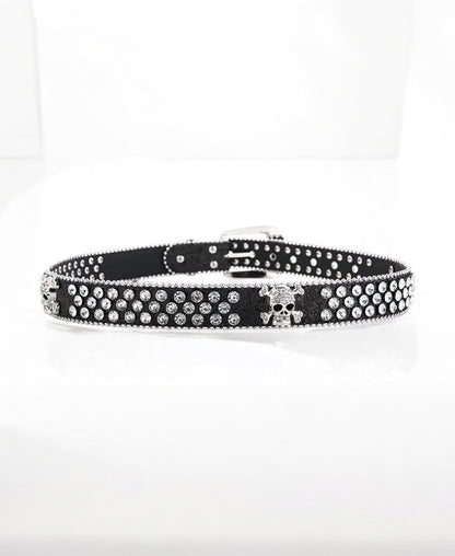 Skull Rhinestone Kemer