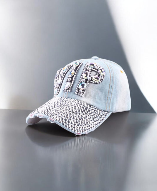 V.I.P Rhinestone Şapka