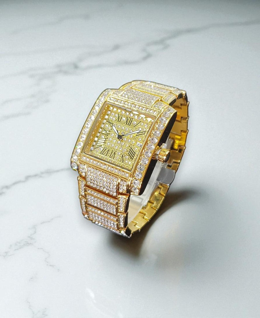 Iced Premium Square Saat