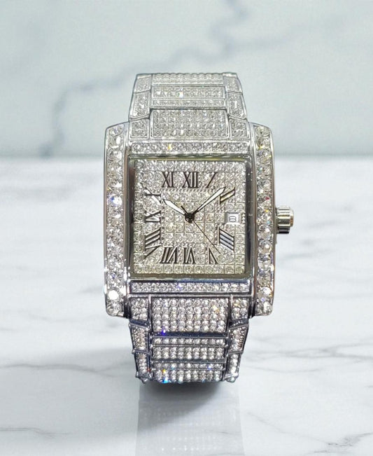 Iced Premium Square Saat